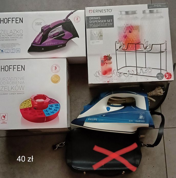 Urządzenie do robienia żelków,żelazko i inne sztuka 40 zł