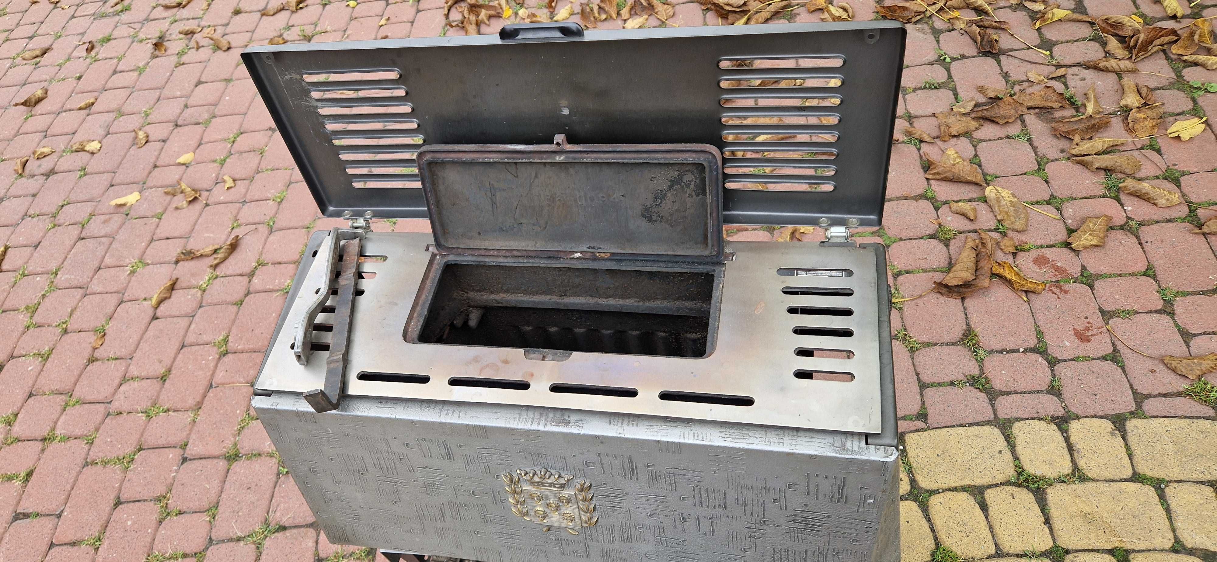Kominek żeliwny wolnostojący 7 kw piec koza kominek belgijski