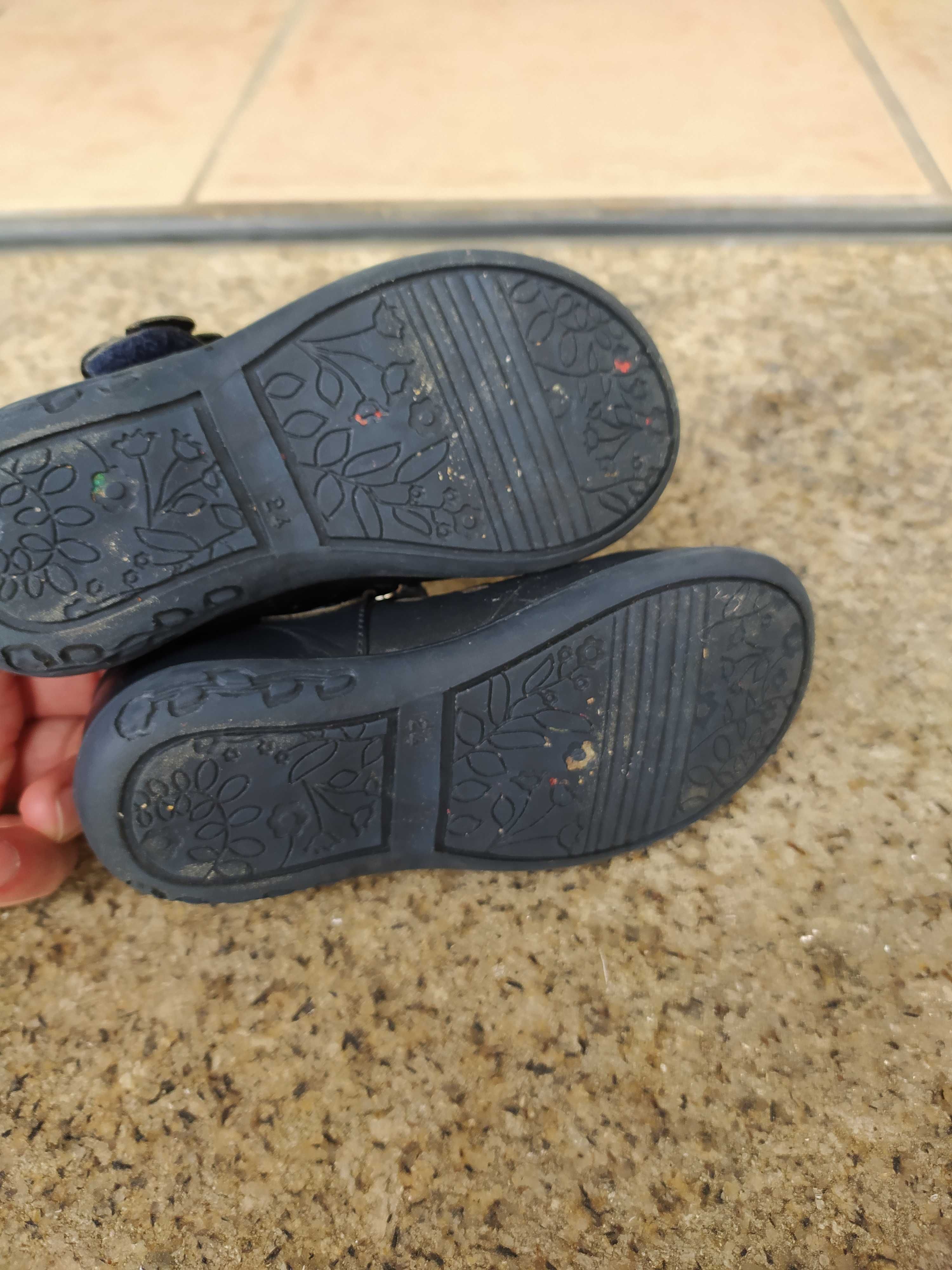 Sapatos de menina em pele, tamanho 24