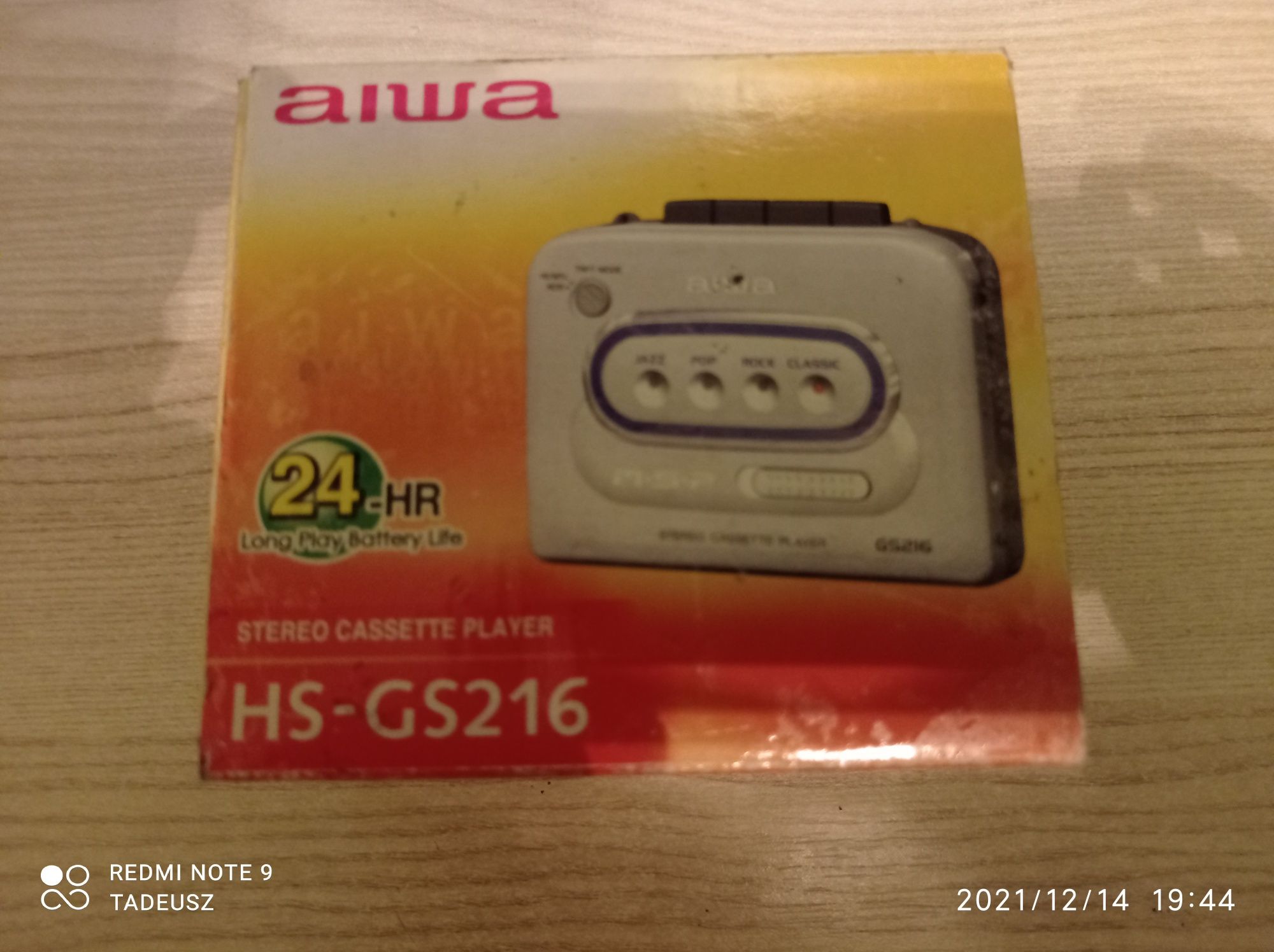 Walkman Aiwa HS-GS216