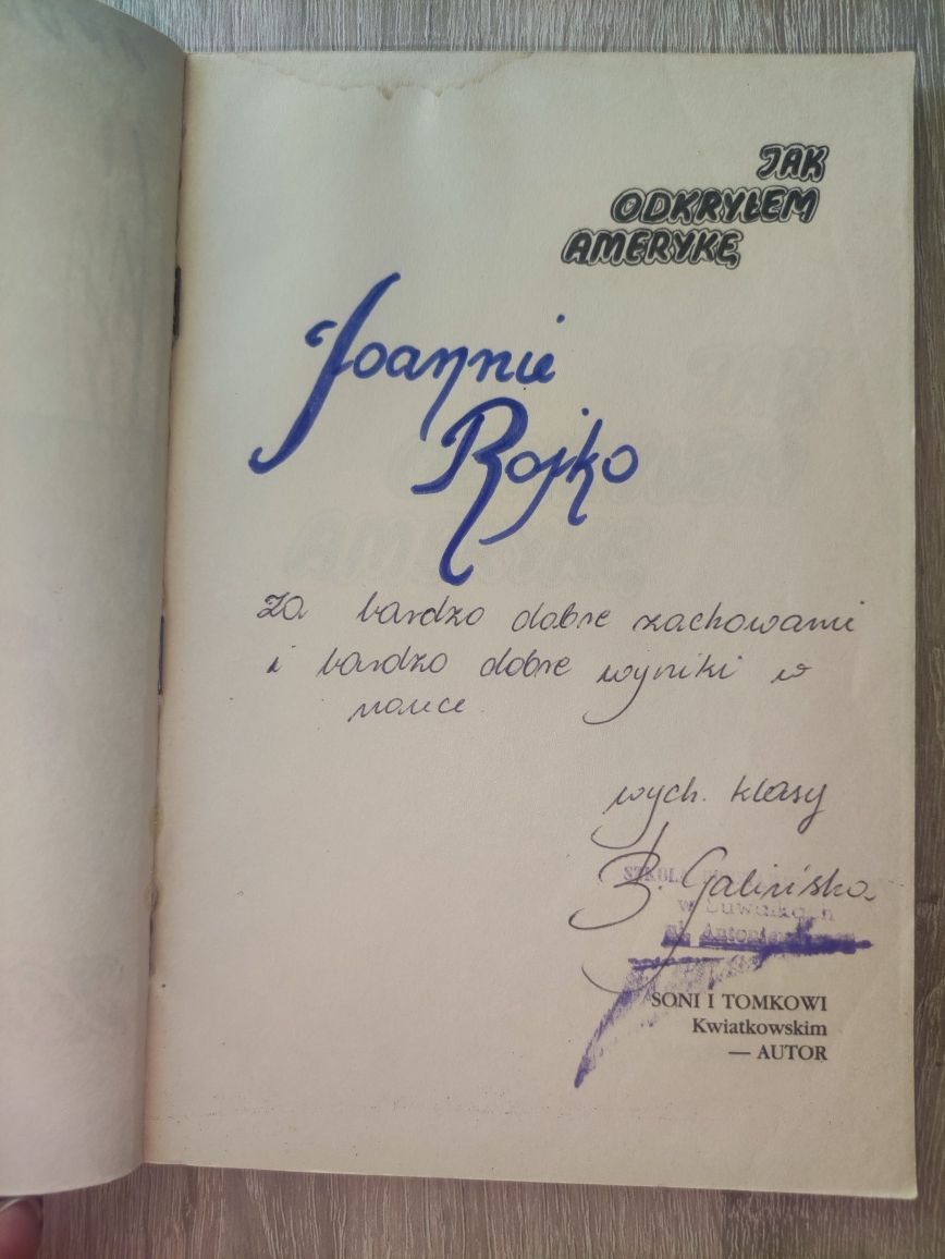 Książka Jak odkryłem Amerykę Wydmiński