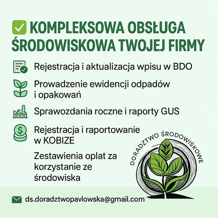 BDO,KOBIZE,LUCID, AUDYTY, EUDR sprawozdania  stała obsługa