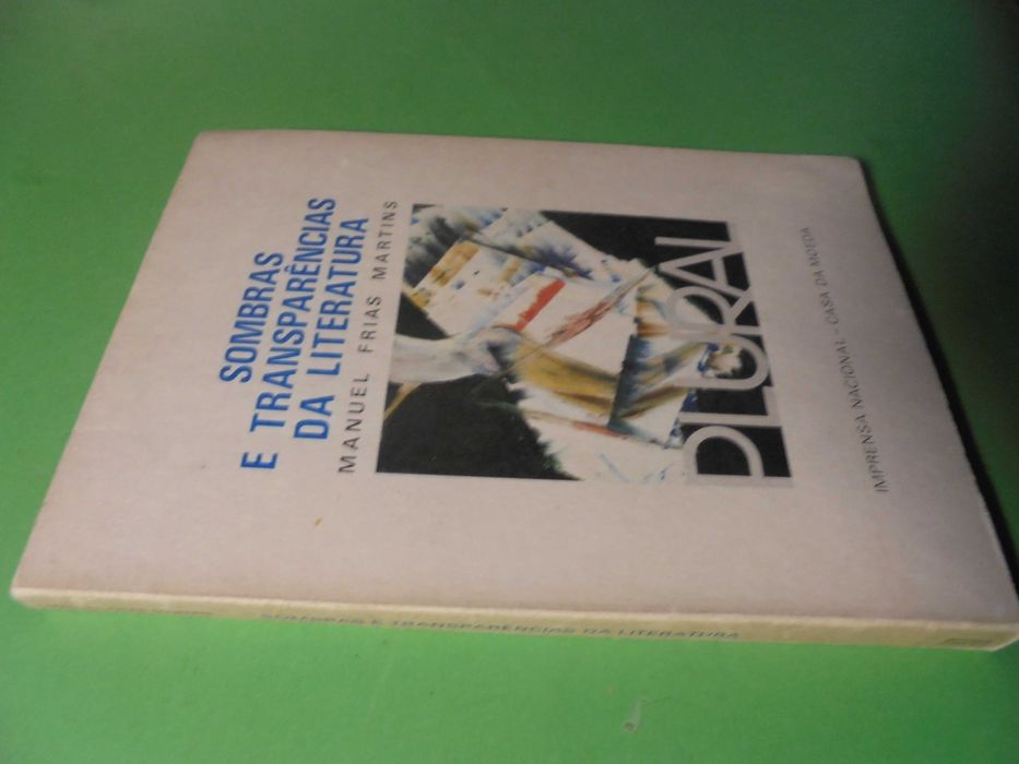 Martins (Manuel Frias);Sombras e Transparências da Literatura