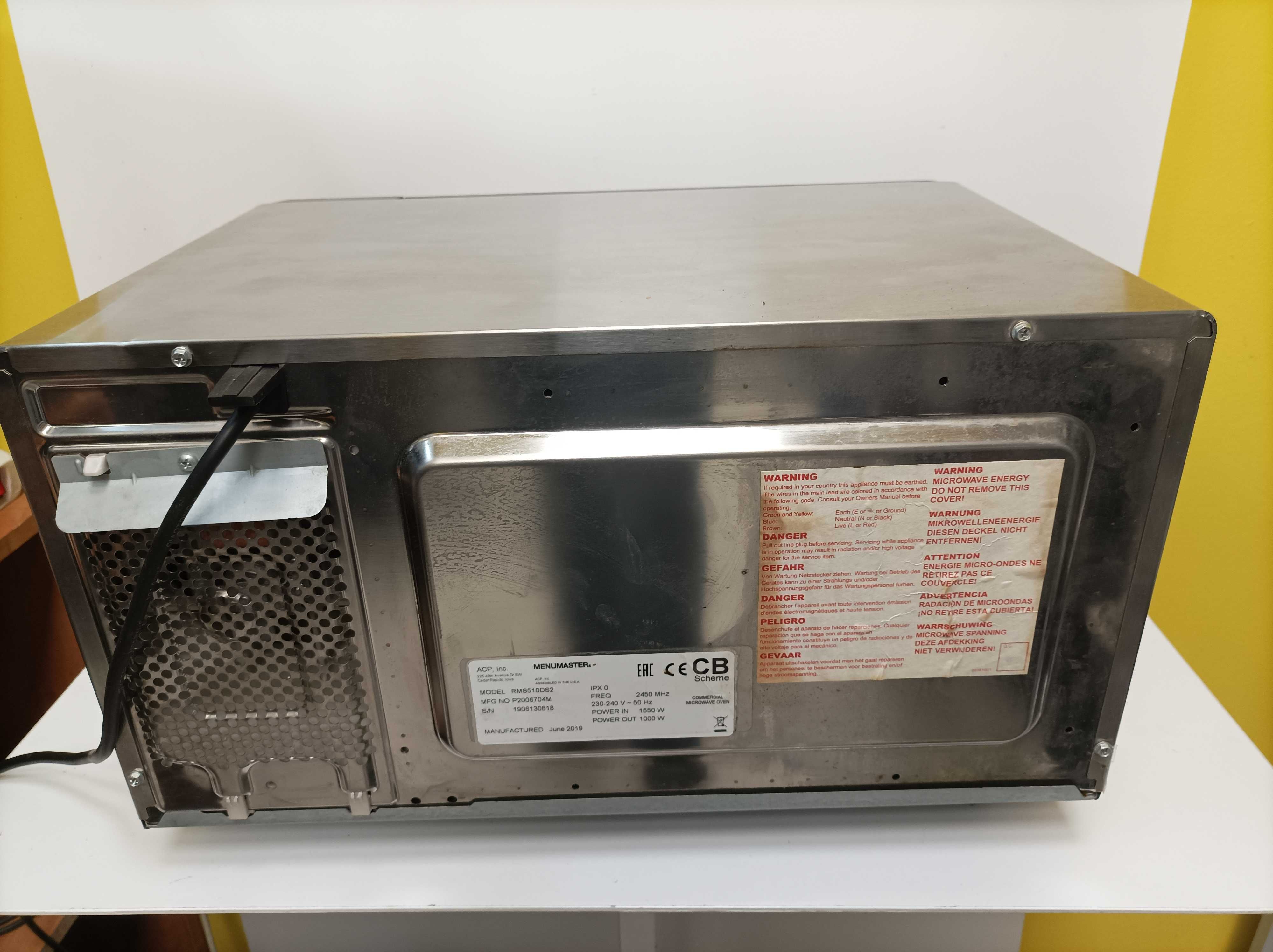 Kuchenka mikrofalowa MENUMASTER 1500 W 23 L RMS510DS2