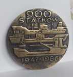 Medal pamiątkowy Stocznia Gdańska "900 STATKÓW"