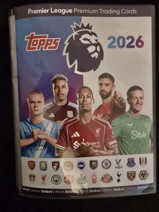 Kompletny Album Premier League  2026 Topps + gratis