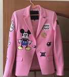 Розовый пиджак Philipp Plein xs микки редкий в этом цвете