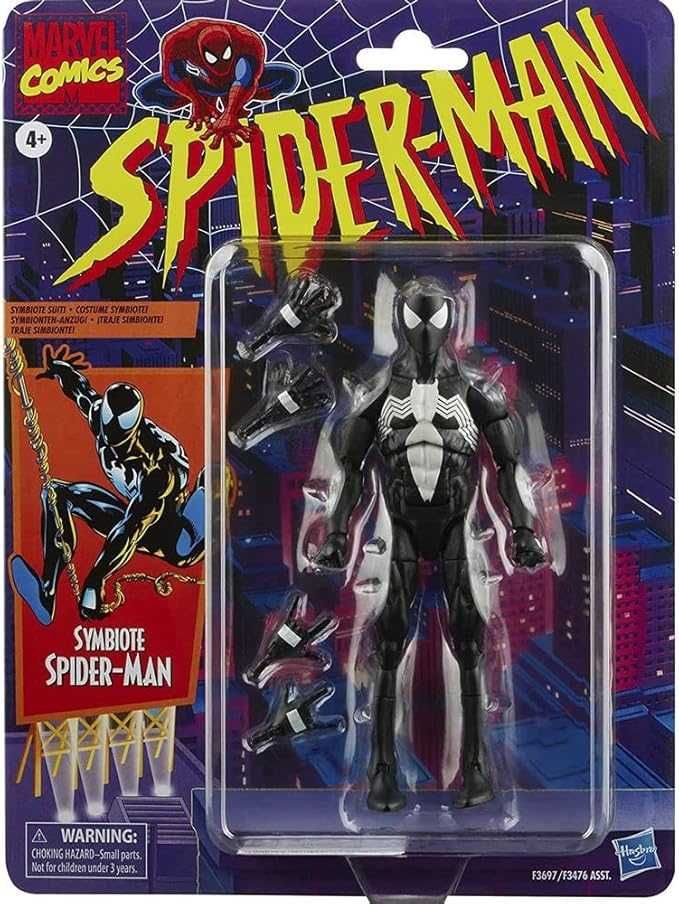 Marvel Legends Spider-Man Retro Wave Black Suite