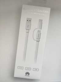 Kabel Huawei 2w1 usb 1metr