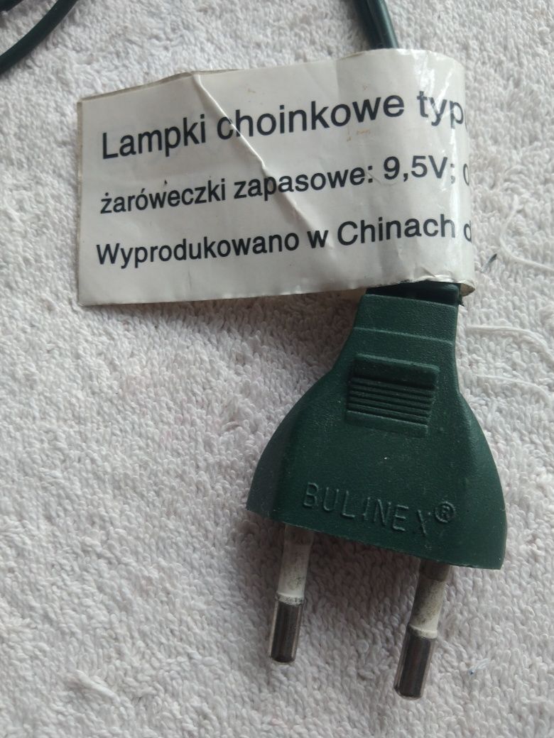 Lampki choinkowe PRL z regulacją, 9.5 M ,