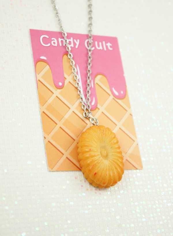 Candy Cult wisiorek ciastko słodka biżuteria kawaii harajuku CC04