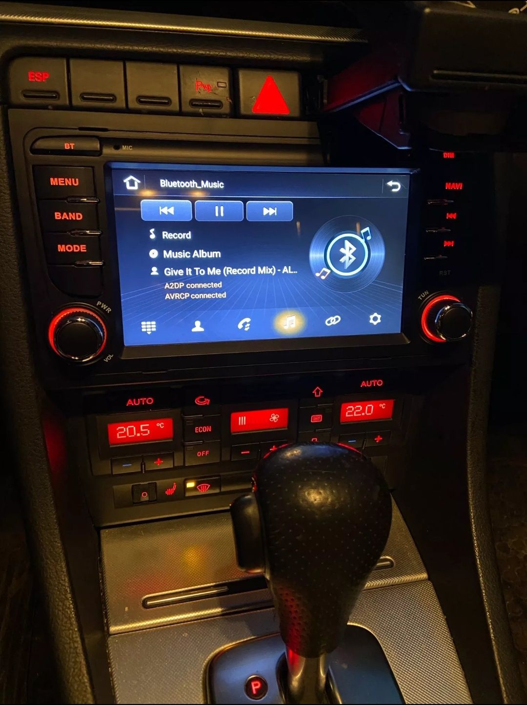 Rádio Android 13 com GPS Audi A4 B6/B7 (Artigo Novo)