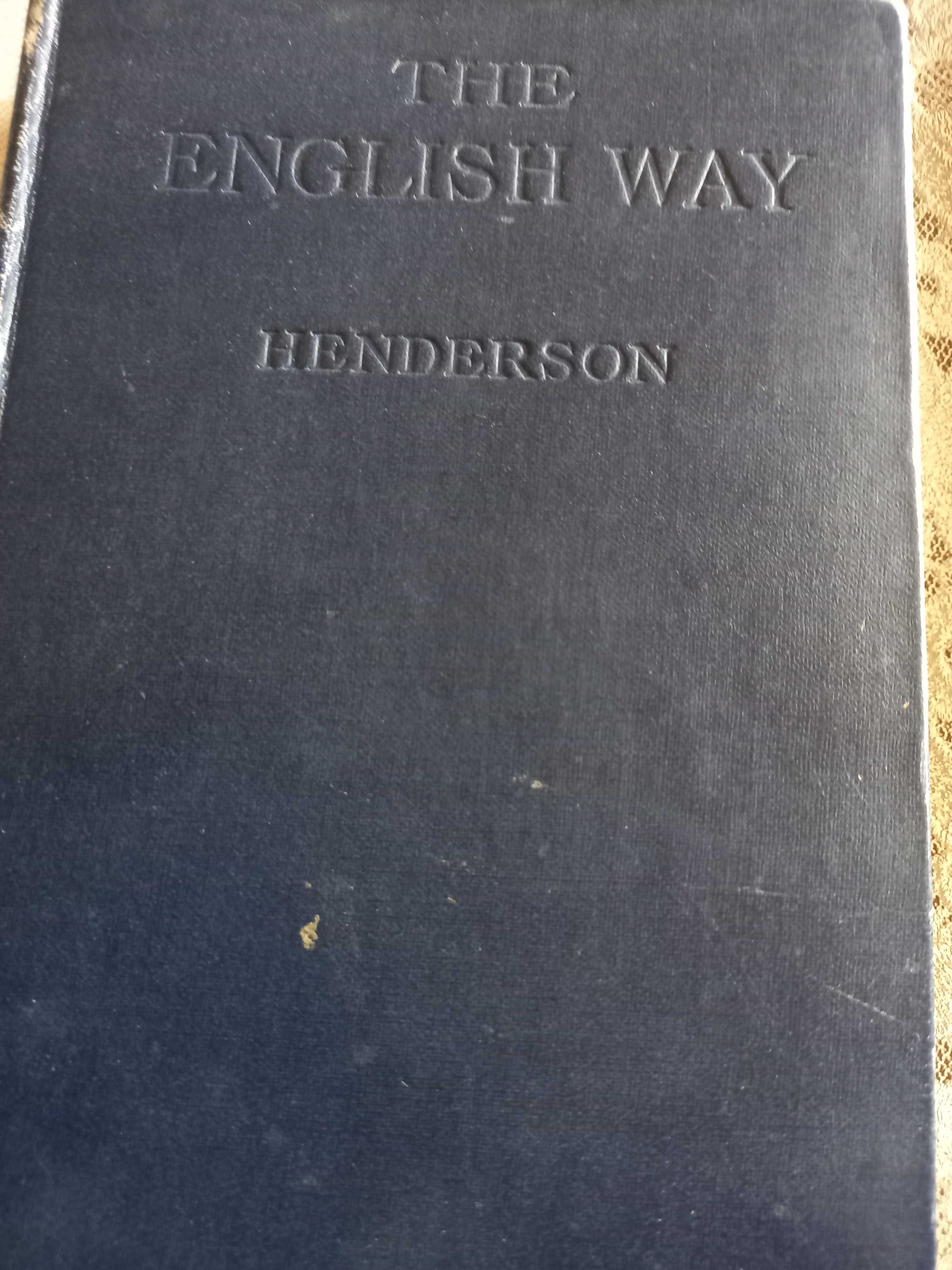 The english way Henderson wyd z 1947 r w Londynie