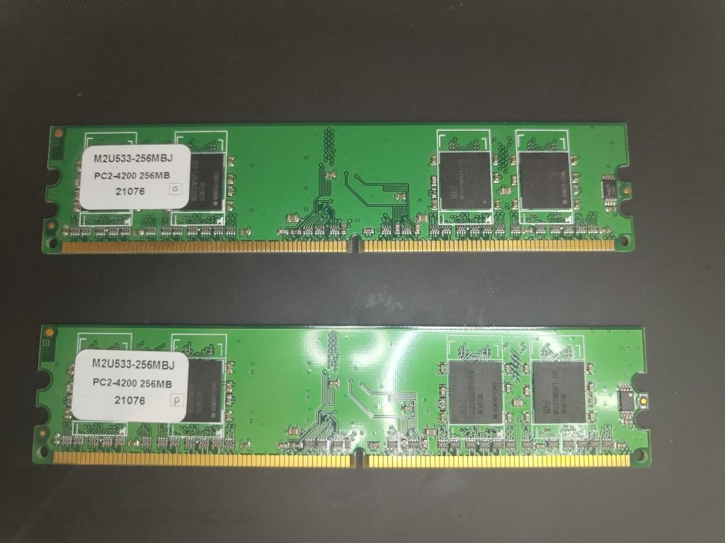 Pamięć RAM DDR2 2x256mb