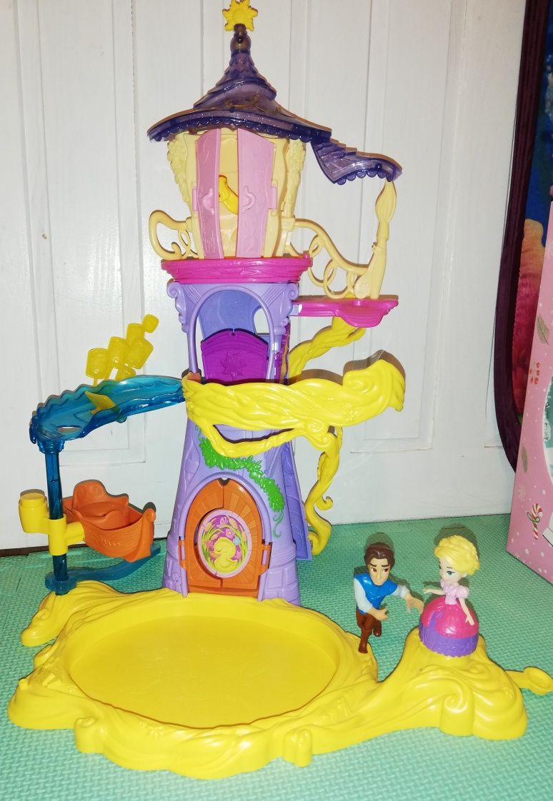 Magical movers Roszpunka zamek wirujące Księżniczki Disney princess