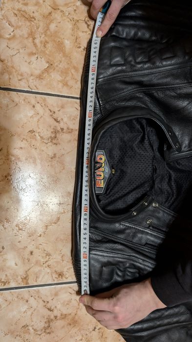 Шкіряна мотокуртка Euro style 48 size ідеальний стан, натуральна шкіра