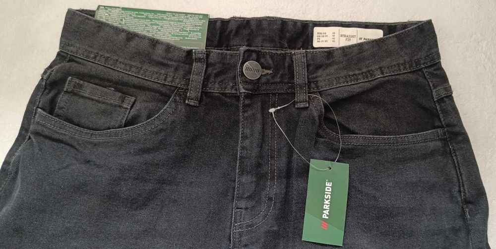 PARKSIDE męskie jeansowe szorty robocze, z pętlą na młotek, rozmiar 48