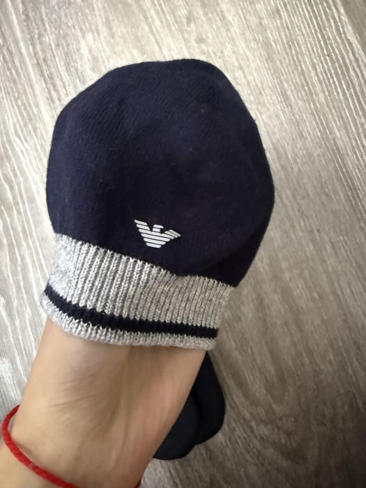 Шапка та варюшки пінетки Armani