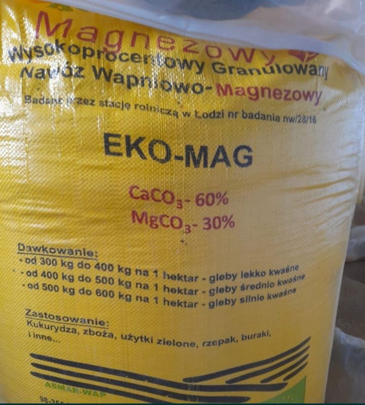 Nawóz wapniowy granulowany, luzem