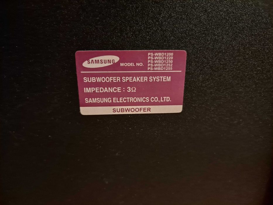 zestaw głośników z subwooferem , głośniki SAMSUNG