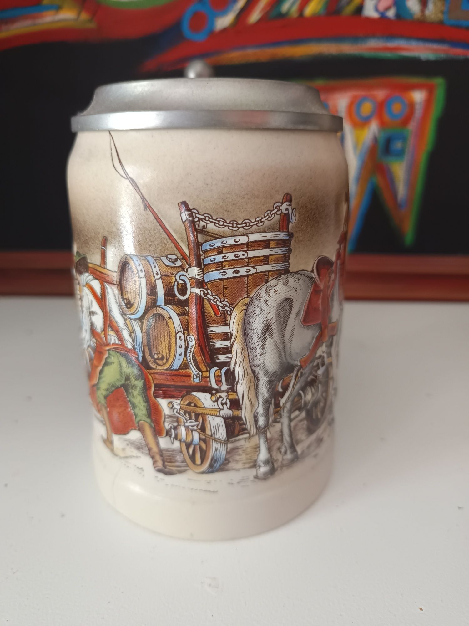 4 canecas de cerveja alemãs de L ,, coleção