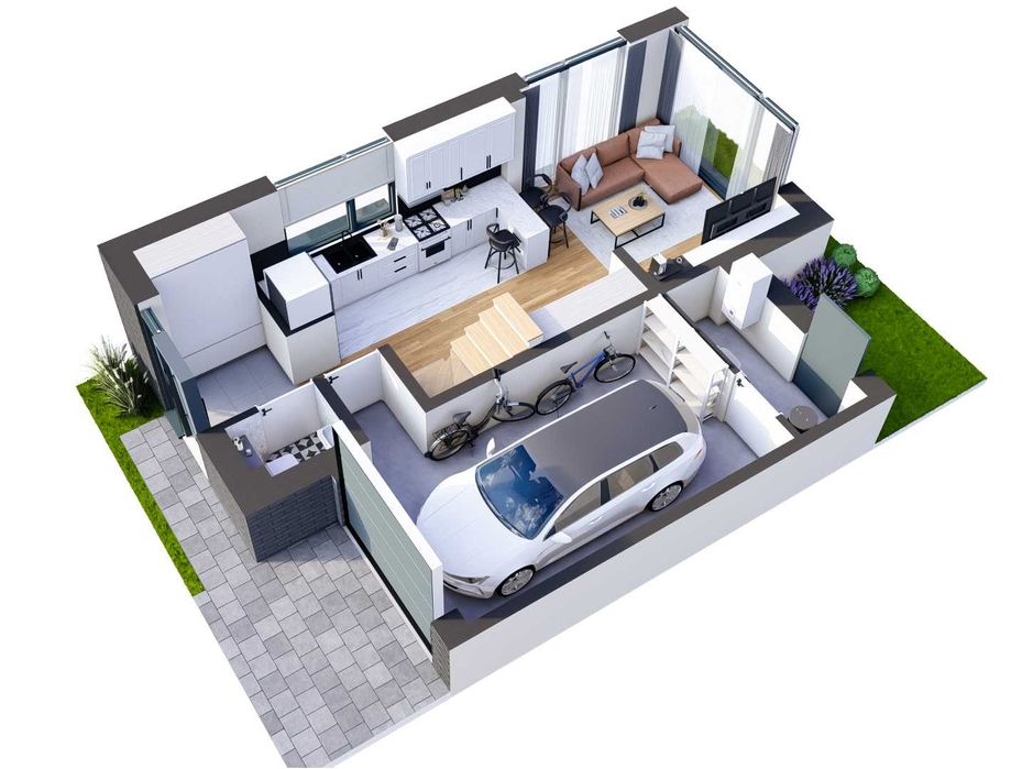 Dom szeregowy 104m²5A | Okolice Warszawy | Rezerwuj w cenie specjalnej