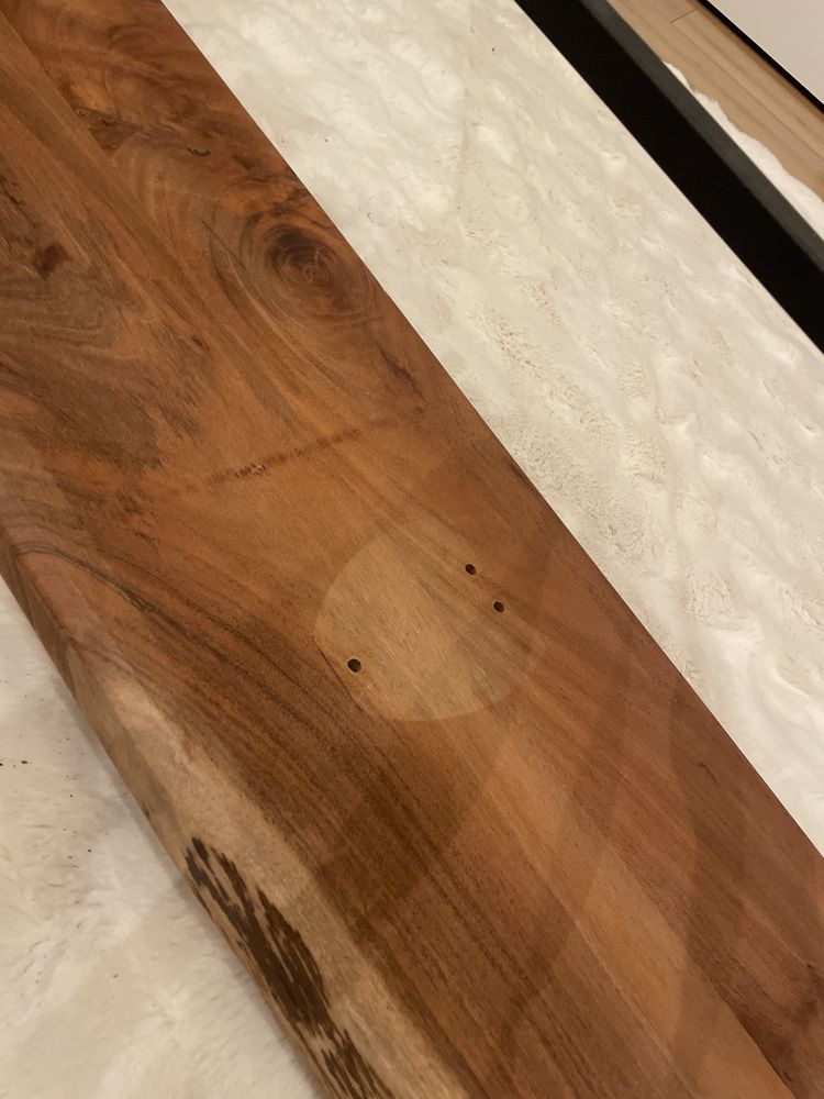 Półka wisząca lite drewno loft