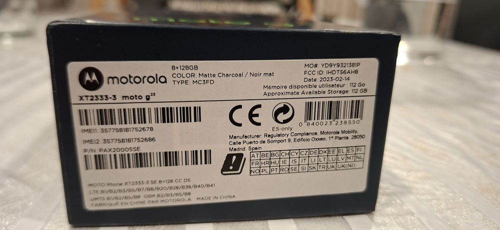 Motorola Moto G23 dual sim 4GB RAM 128GB cinza