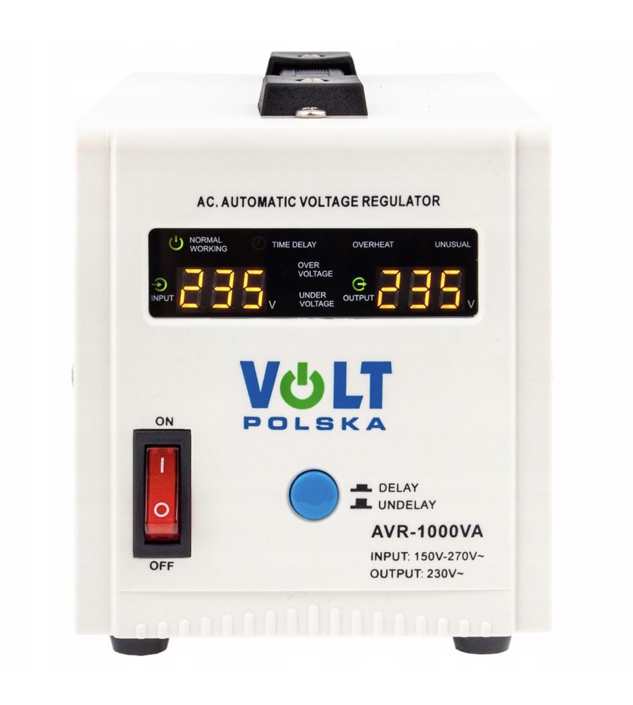 Стабілізатор напруги 1000 Вт Volt Polska AVR-1000VA