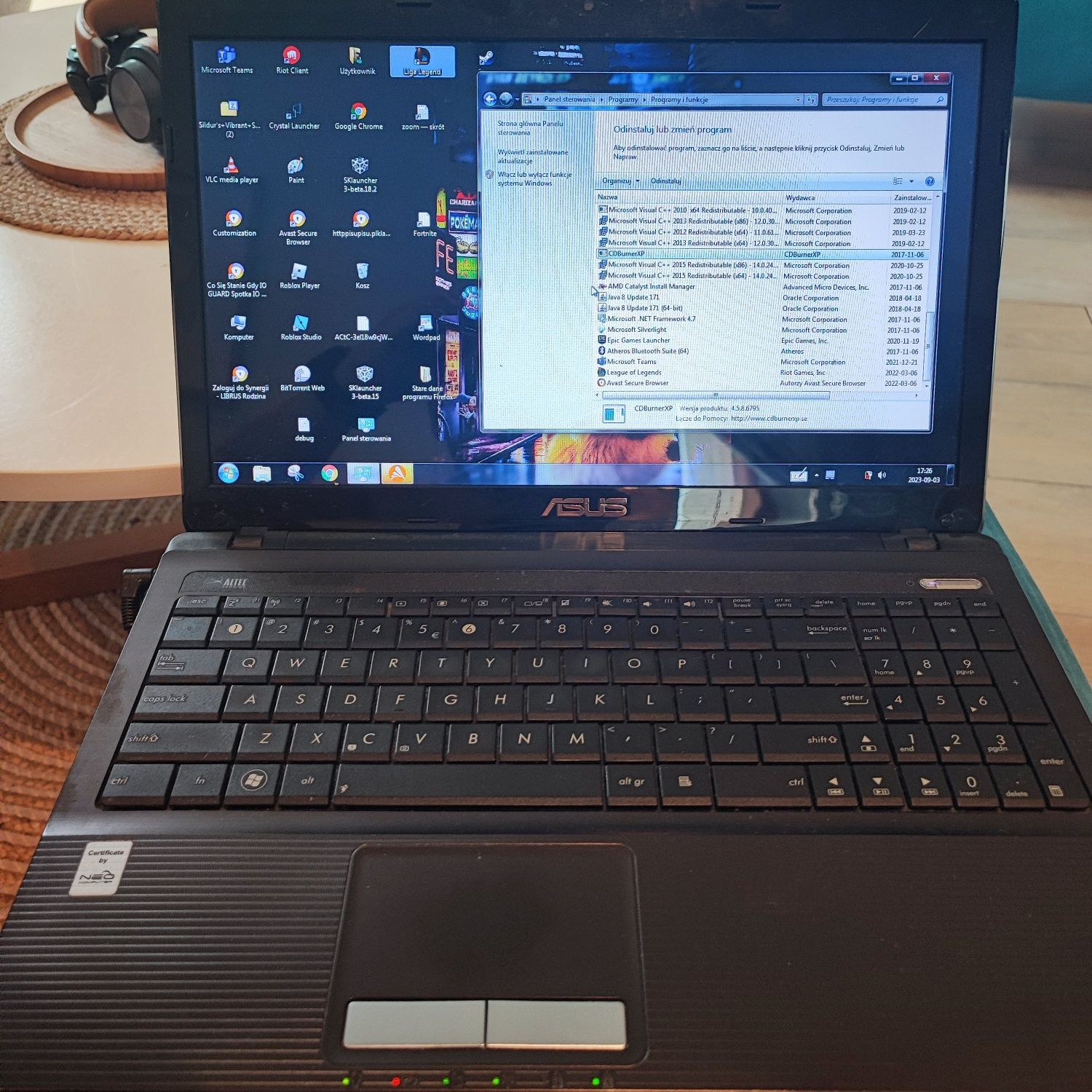 Laptop Asus model X53T