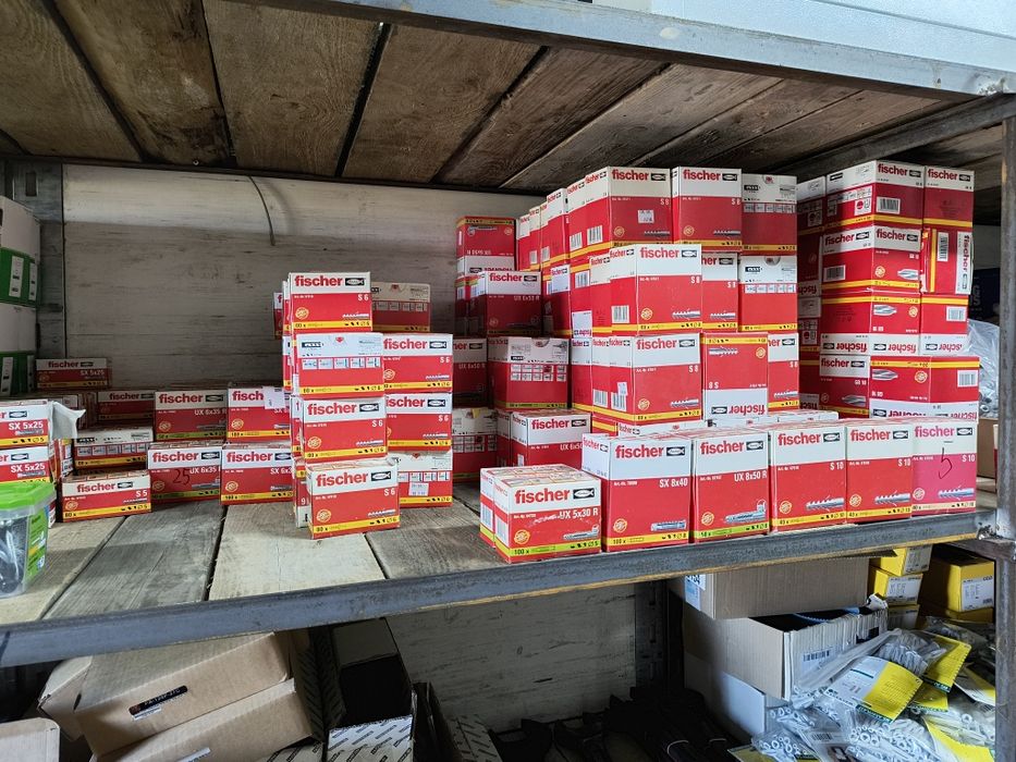 Kołki rozporowe Fischer SX UX koszulki wyprzedaż