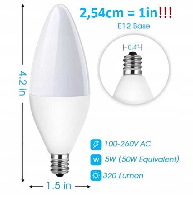 Alpina Inteligentna Żarówka LED RGB+WW E14 5W