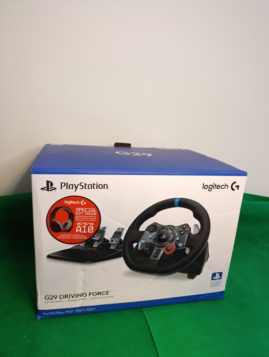Volante G29, pedais e auscultadores Logitech (3 anos garantia)