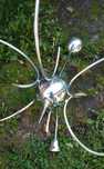 Sufitowa lampa Chrom Vintage style
