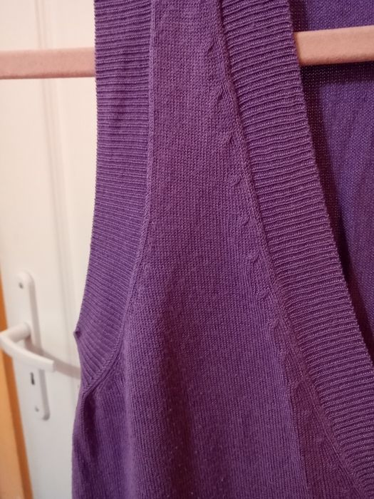 M- ZARA- Śliczny sweterek kamizelka bezrękawnik