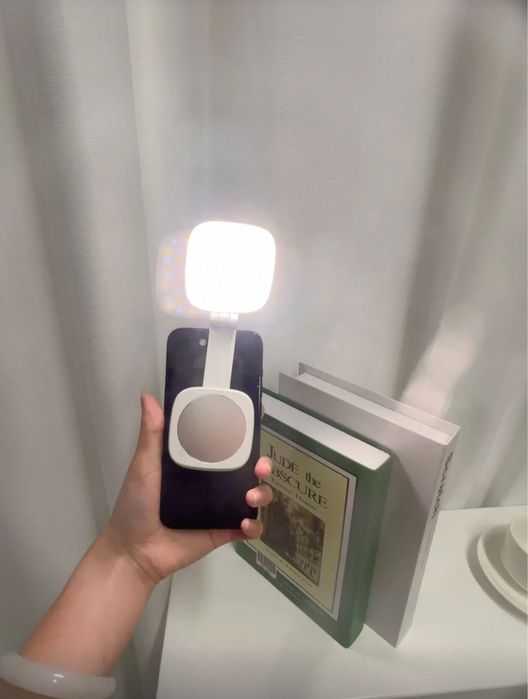 Магнітний селфі-ліхтарик для iPhone, миттєве кріплення до MagSafe