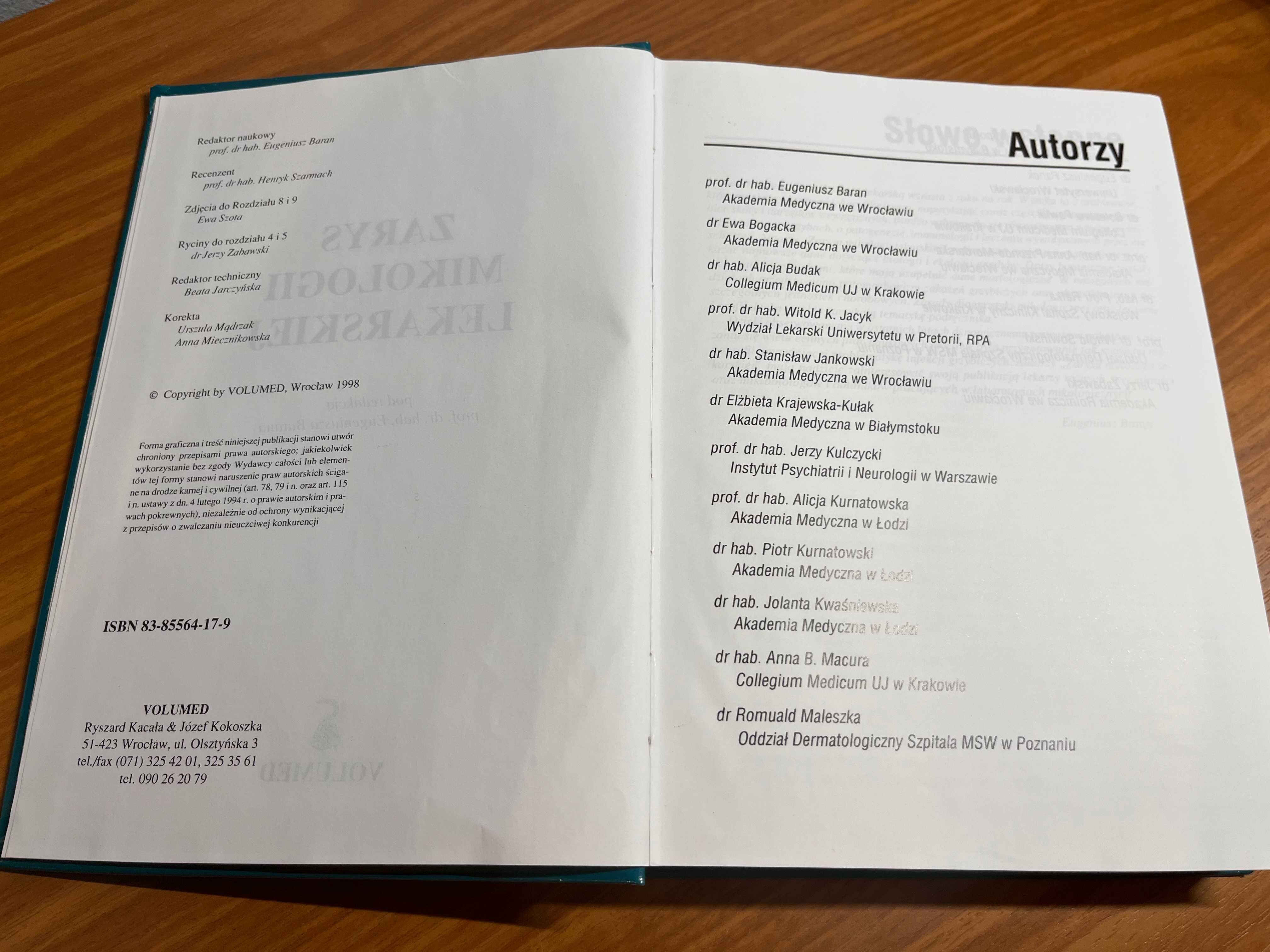 Zarys mikologii lekarskiej - Eugeniusz Baran
