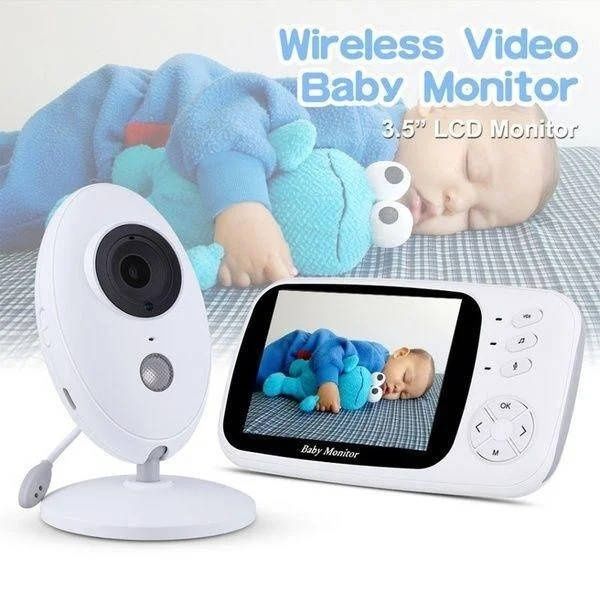 Відеоняня baby monitor xf-808 3.5" jkr з датчиком звуку