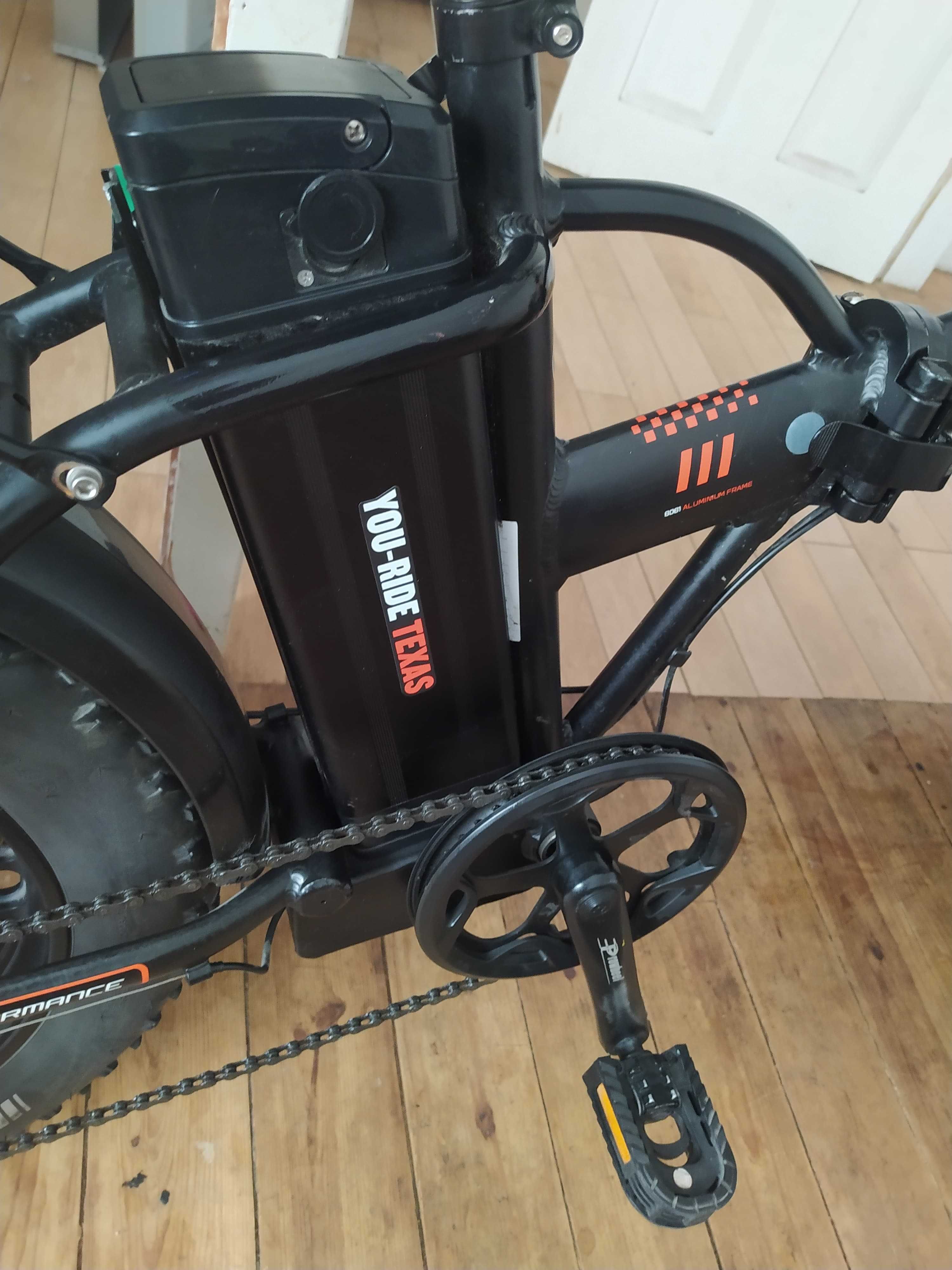Bicicleta elétrica Dobrável Youin You-Ride Texas