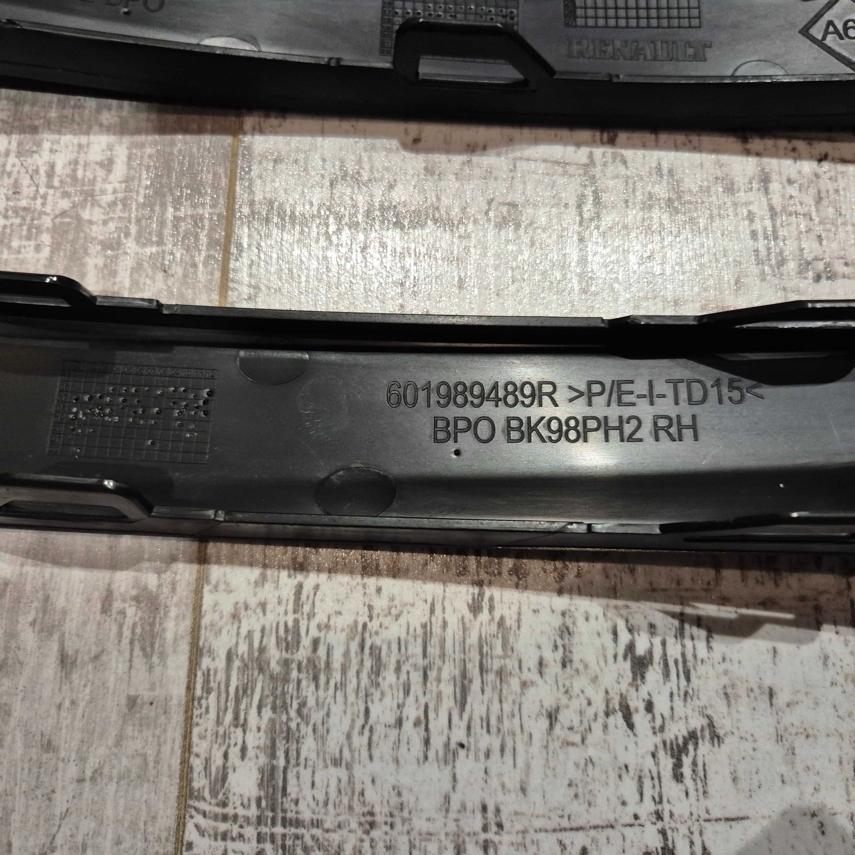RENAULT CLIO IV LIFT 16+ Listwa Listwy zderzaka komplet ORYGINALNE
