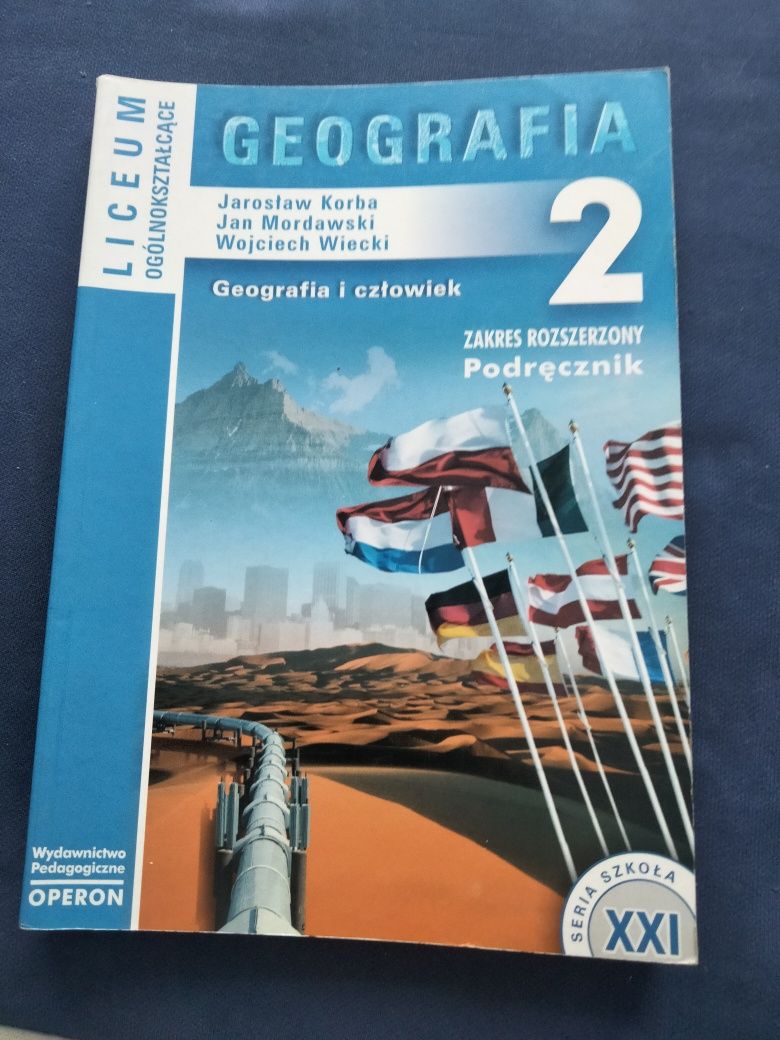 Geografia i człowiek, podręcznik do geografii dla szkół średnich