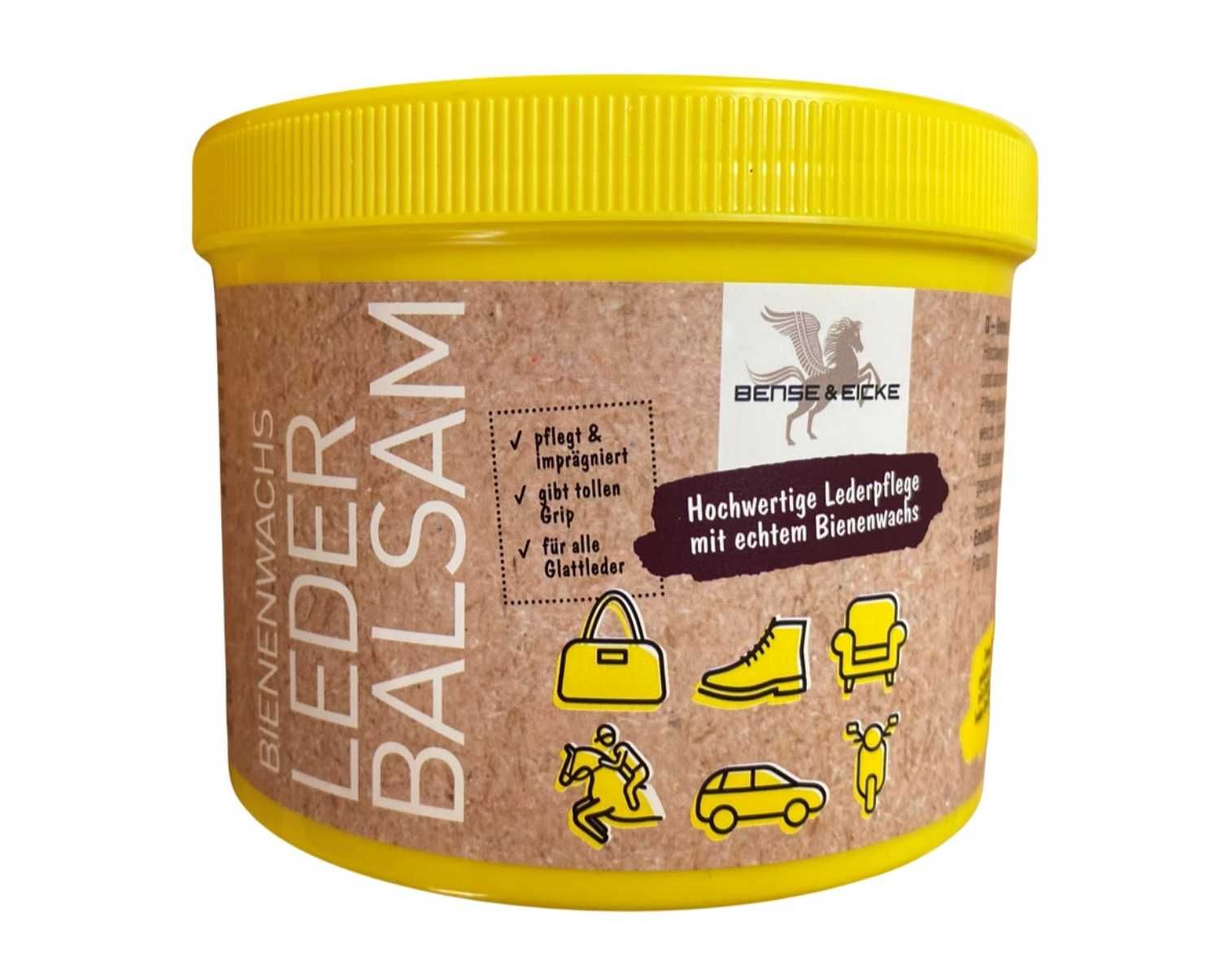 Balsam do skór z woskiem pszczelim "Leder balsam" - 500ml
