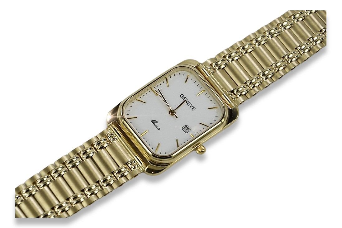 Złoty zegarek męski 14k 585 Geneve mw001ydw&mbw009y Katowice biżuteria