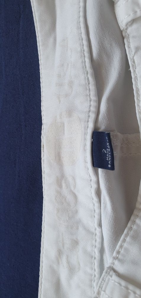 Białe spodnie Tommy Hilfiger M/L