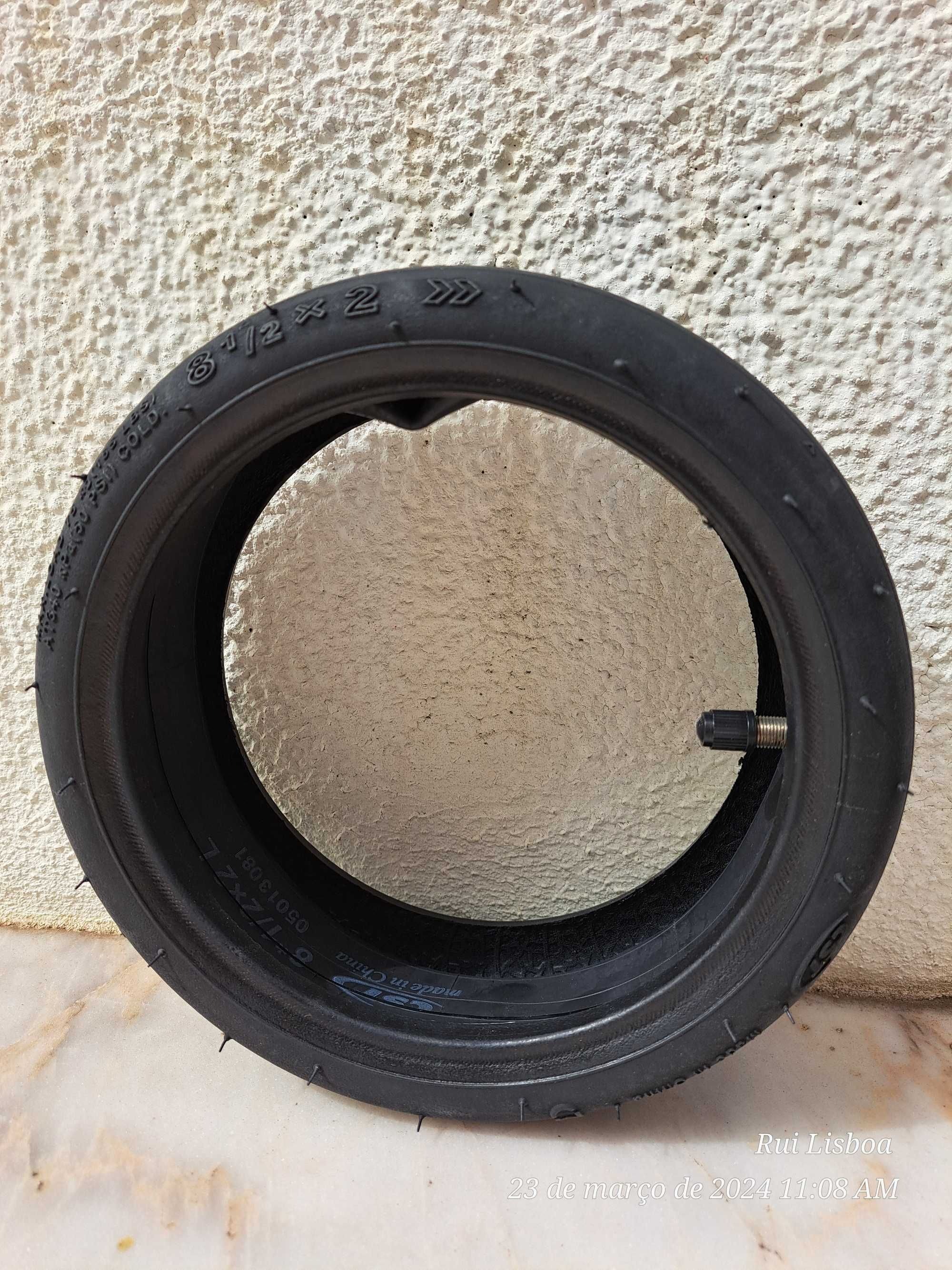 Pneu Original XIAOMI 8,5 com Câmara de Ar NOVO