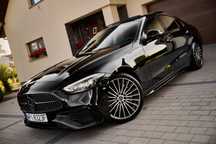 Mercedes-Benz Klasa C C300d EQ AMG SalonPL FULL Pano Kam360 HUD Burmester Serwis Zamiana