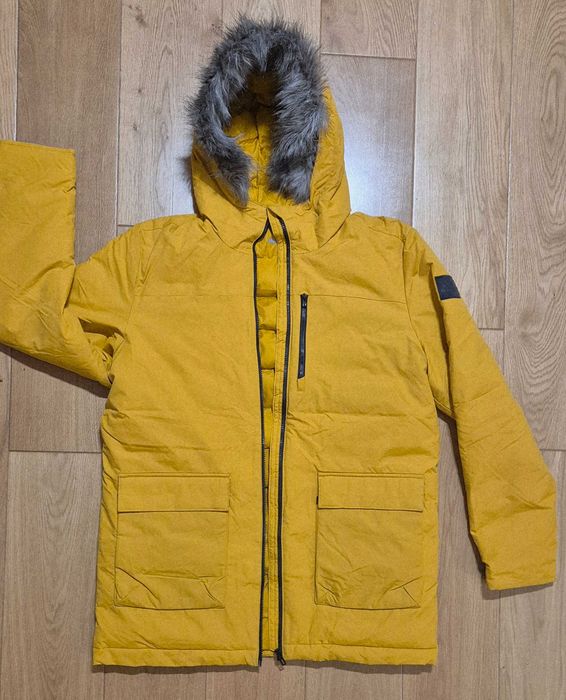 kurtka Adidas Xploric Parka żółta GK3531 musztardowa