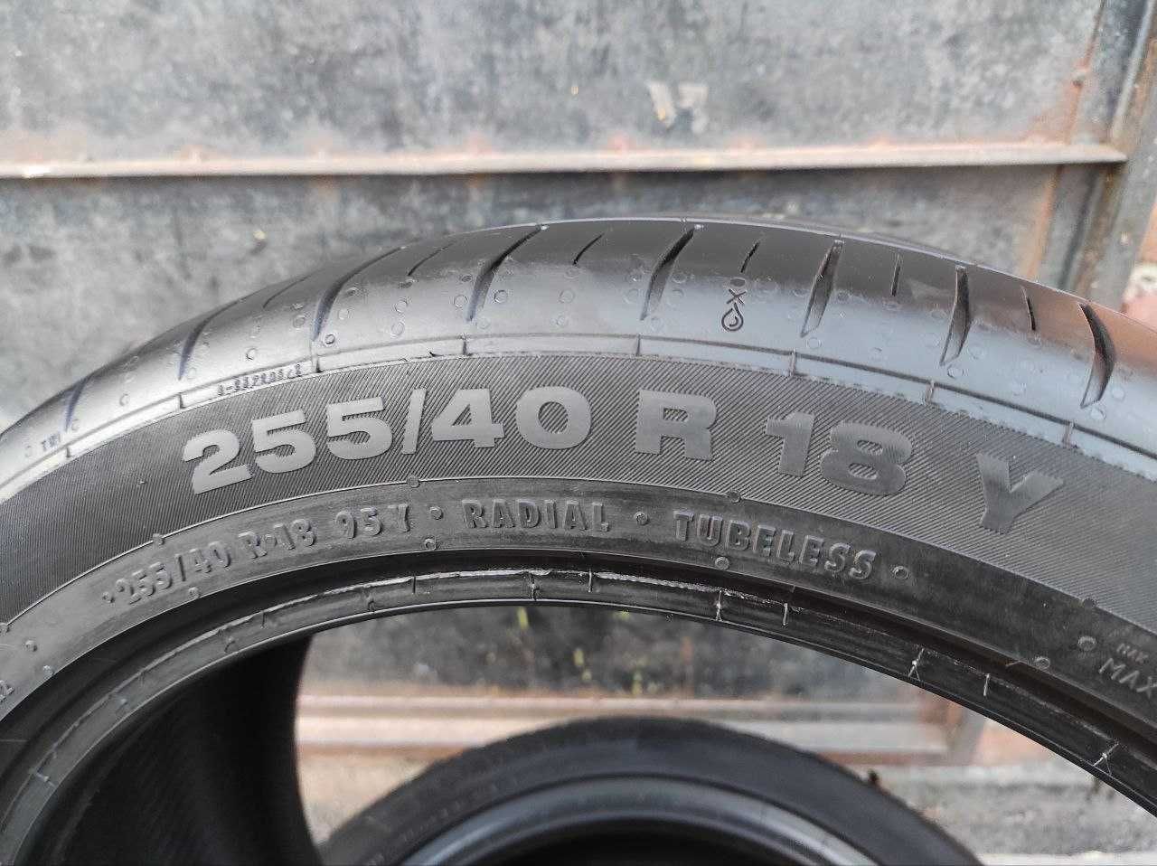 Continental Conti Sport Contact 5 255/40r18 made in Germany 4шт, 5мм.