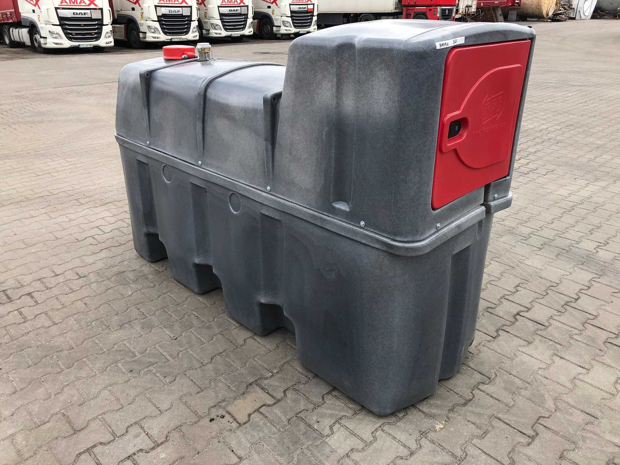 Zbiornik 1100 litrów na olej napędowy przepracowany dwupłaszcz DIESEL