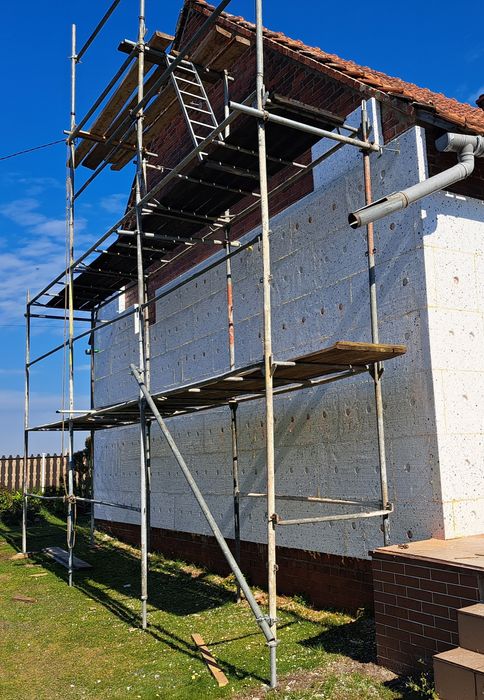 Rusztowanie Elewacyjne Murarskie 53.5m2 7.5m x 8.5m BERA RUX